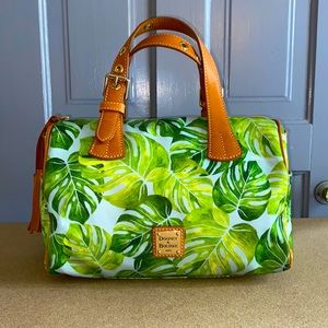 Dooney and Burke Tropical Print Satchel